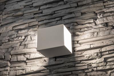 Decor Applique murale CAMPIONE en aluminium G9 IP20 max. 40W IP20 carré blanc. 1208963850