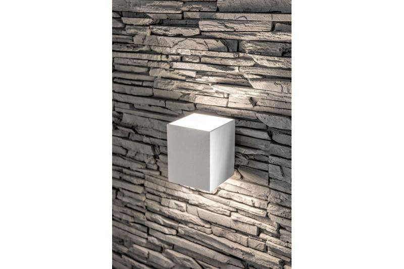 Decor Applique murale CAMPIONE en aluminium G9 IP20 max. 40W IP20 carré blanc. 1208963850