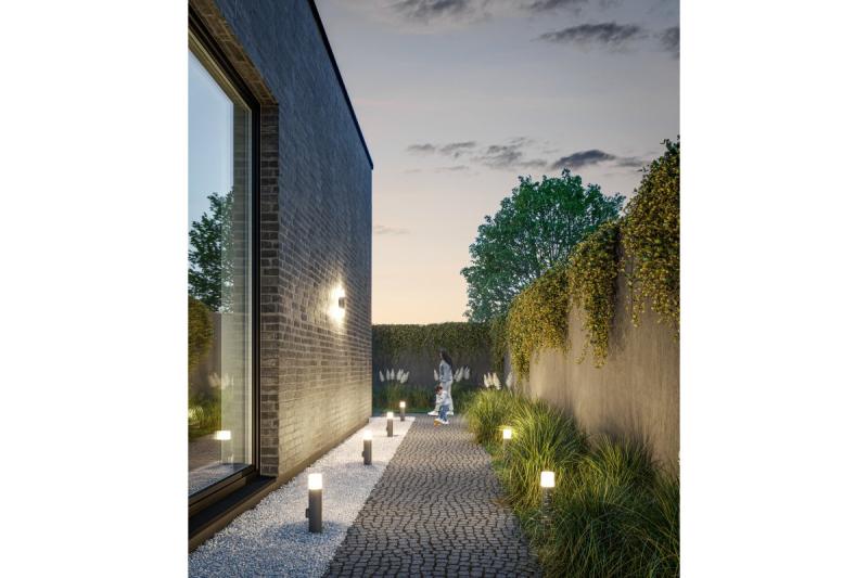 Decor Luminaire de jardin CORTA-AU E27 MAX.25W IP44 AC220-240V 50-60Hz applique murale droite supérieure anthracite. 1208963857