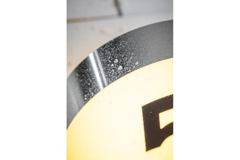 Decor ESO luminaire mural E27 MAX. 11W IP54 AC220-240V 50/60Hz inox 1208963874