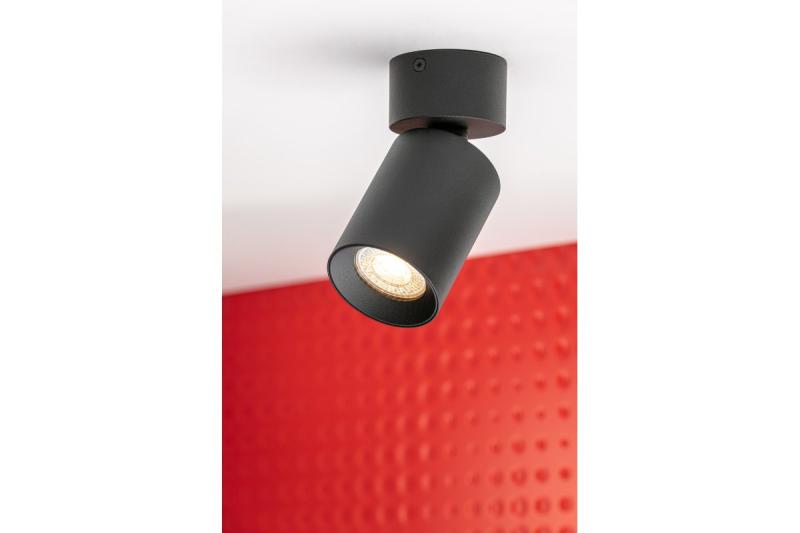 Decor Luminaire de plafond FARGO en aluminium 70x160mm IP20 max 20W rond noir. 1208963876