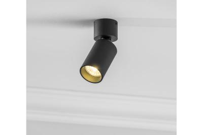 Decor Ceiling fixture FARGO MINI aluminium 56x150mm IP20 max 20W round black 1208963877