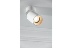 Decor Ceiling fixture FARGO aluminium  70x160mm IP20 max 20W round white 1208963878
