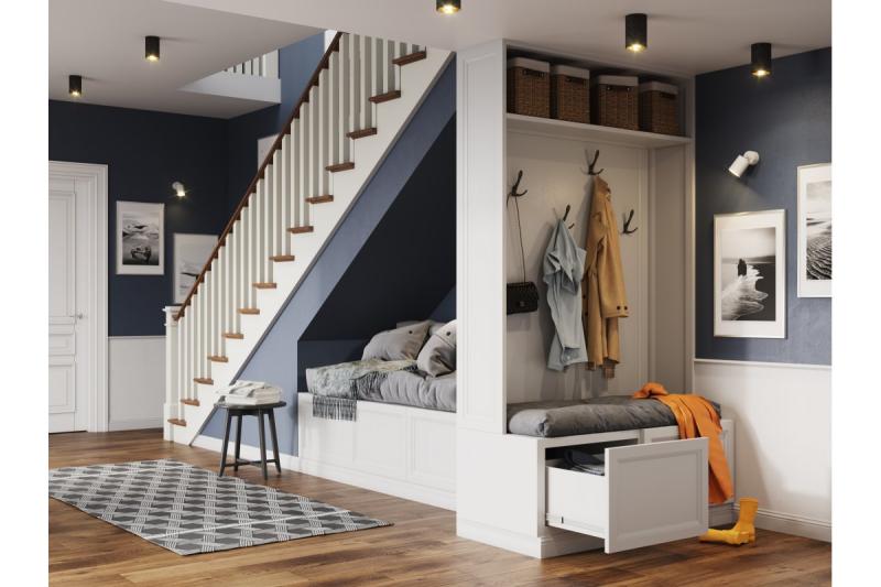 Decor Luminaire de plafond FARGO MINI en aluminium 56x150mm IP20 max 20W rond blanc. 1208963879