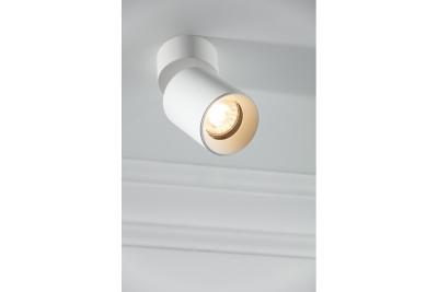 Decor Ceiling luminaire FARGO 2 aluminum 70x166mm IP20 max 20W round black 1208963881