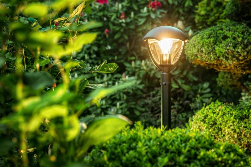 Decor Luminaire de jardin GRANDE-P E27 MAX.60W IP54 AC220-240V 50-60Hz poteau noir. 1208963883