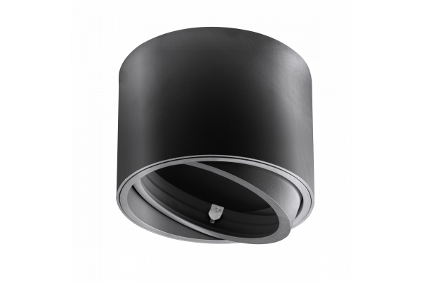 Decor Lampe de plafond ISUMI avec angle réglable en aluminium 130x100 IP20 ES111 GU10 ronde noire. 1208963894