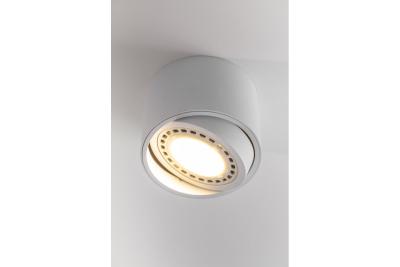 Decor ISUMI ceiling lamp with adjustable angle aluminium 130x100 IP20 ES111 GU10 round white 1208963895