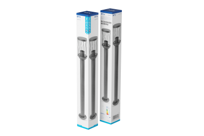 Decor KERTA-P 80 garden light E27 MAX.12W IP44 AC220-240V 50-60Hz bollard graphite 1208963908