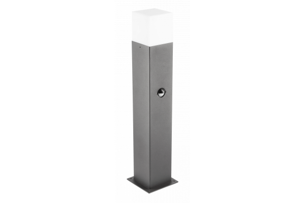 Decor Luminaire de jardin LARGO-P PIR 50 E27 MAX.15W IP44 AC220-240V 50-60Hz graphite de poteau. 1208963920