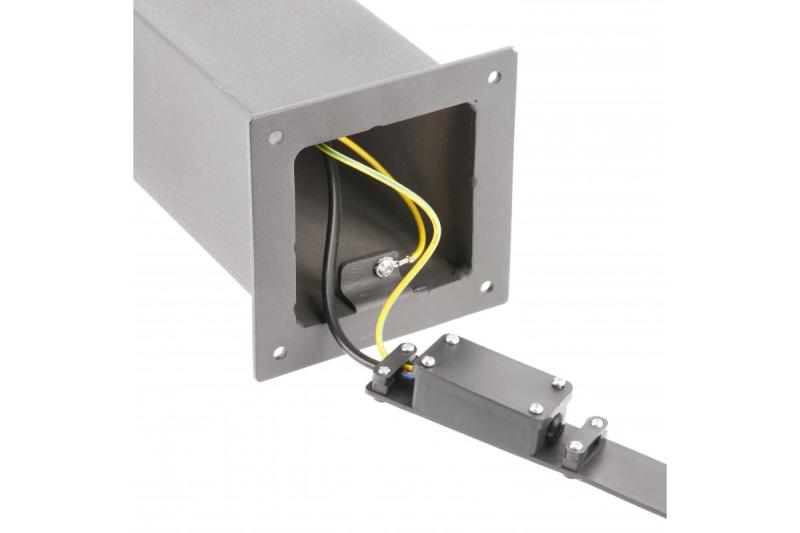 Decor Luminaire de jardin LARGO-P PIR 50 E27 MAX.15W IP44 AC220-240V 50-60Hz graphite de poteau. 1208963920