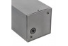 Ceiling luminaire LENTO, alum, 100x130, IP54, max 35W, square, graphite