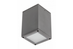 Decor Luminaire de plafond LENTO alum 100x130 IP54 max 35W carré graphite. 1208963923