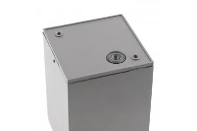 Decor Plafondarmatuur LENTO alum 100x130 IP54 max 35W vierkant grafiet. 1208963923