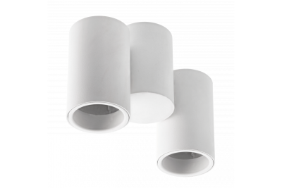 Decor Ceiling luminaire LUPO aluminum 17.5x5.6x11.5 IP20 2*GU10 max. 50W round white 1208963925