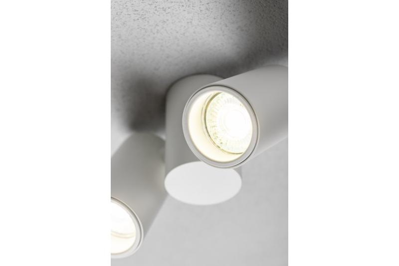 Decor Luminaire de plafond LUPO en aluminium 17.5x5.6x11.5 IP20 2*GU10 max. 50W rond blanc. 1208963925