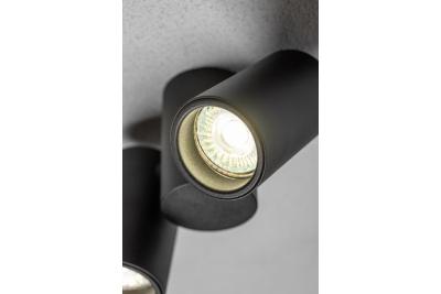 Decor Ceiling luminaire LUPO aluminum 17.5x5.6x11.5 IP20 2*GU10 max. 50W round black 1208963926