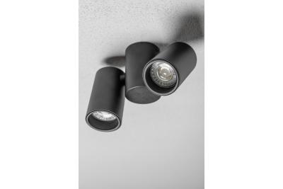 Decor Ceiling luminaire LUPO aluminum 17.5x5.6x11.5 IP20 2*GU10 max. 50W round black 1208963926