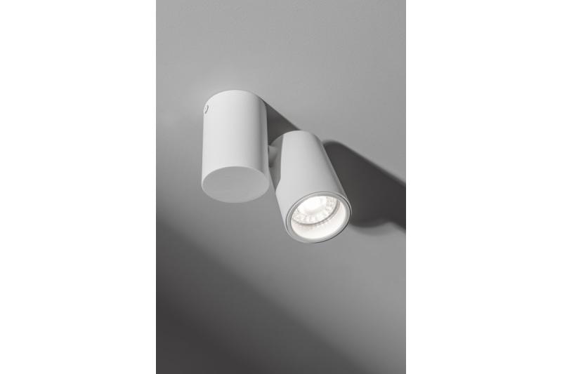 Decor Luminaire de plafond LUPO en aluminium 11.6x5.6x11.5 IP20 1*GU10 max. 50W rond blanc. 1208963927