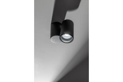 Decor Ceiling luminaire LUPO aluminum 11.6x5.6x11.5 IP20 1*GU10 max. 50W round black 1208963928