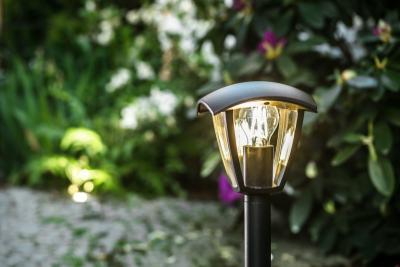 Decor Garden fixture MARINA-P E27 MAX.20W IP54 AC220-240V 50-60Hz pillar black 1208963931