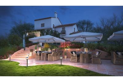 Decor Garden fixture MARINA-AU E27 MAX.20W IP54 AC220-240V 50-60Hz upper sconce straight black 1208963933