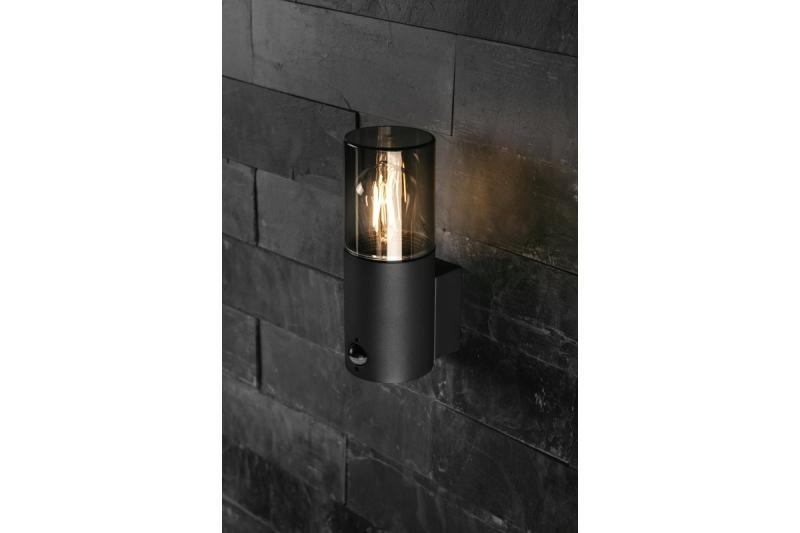 Decor Luminaire de jardin MEDIO-AU PIR E27 MAX.15W IP54 AC220-240V 50-60Hz lampe murale supérieure en graphite. 1208963938