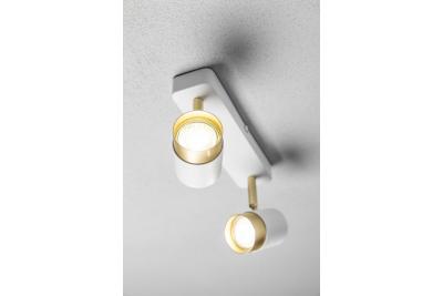 Decor Ceiling luminaire ORIO aluminium 24.0x5.5x14.0 IP20 2*GU10 max. 50W round white 1208963964