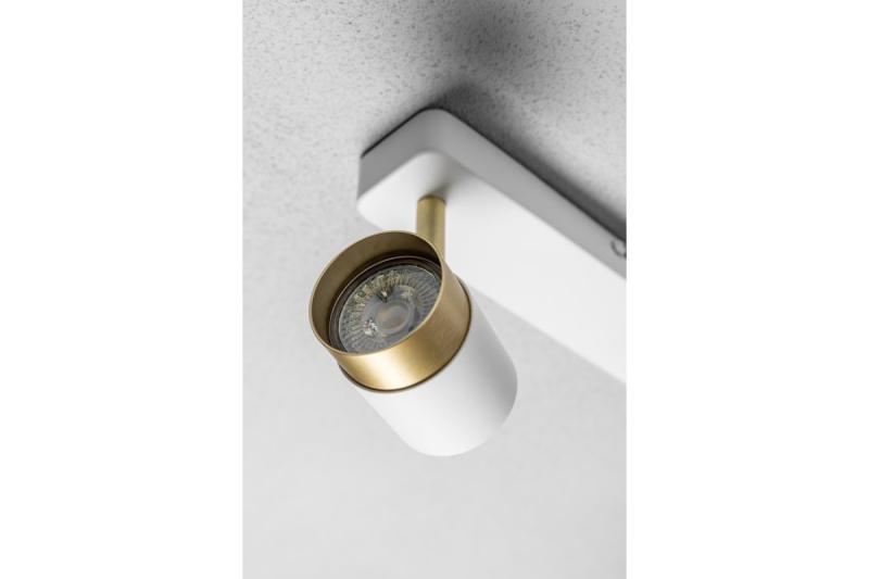 Decor Luminaire de plafond ORIO en aluminium 24.0x5.5x14.0 IP20 2*GU10 max. 50W rond blanc. 1208963964