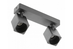Decor Luminaire de plafond RENO en aluminium IP20 max. 20W*2 double carré noir. 1208963980
