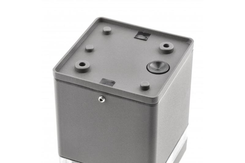 Decor Luminaire de plafond RIVEN alum 102x120 IP54 max 35W carré graphite 1208963983