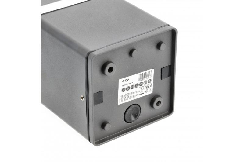 Decor Luminaire de plafond RIVEN alum 102x120 IP54 max 35W carré graphite 1208963983