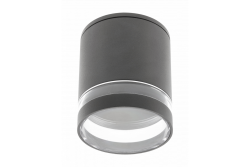 Decor Luminaire de plafond RIVEN alum 102x120 IP54 MAX.35W graphite rond 1208963984