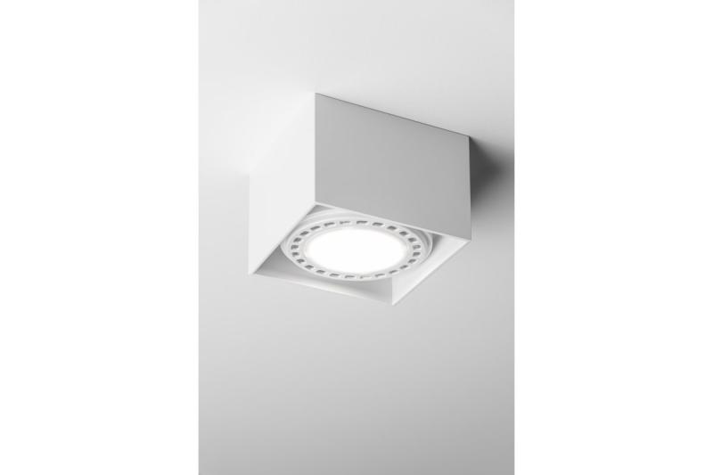 Decor Luminaire de plafond SAKURA alum. 120x120x85 IP20 ES111 GU10 carré blanc. 1208963992