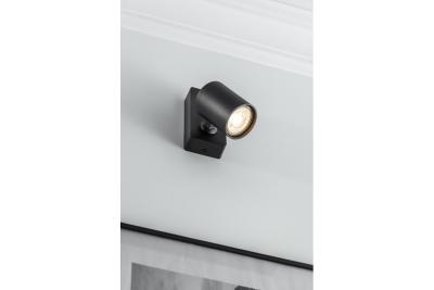 Decor Applique murale SANTO en aluminium IP20 max. 20W ronde unique noire. 1208963993
