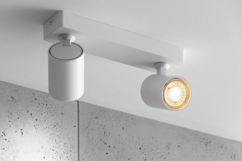 Decor Luminaire de plafond SANTO en aluminium IP20 max. 20W*2 double rond blanc. 1208963998