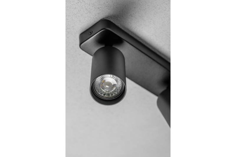Decor Luminaire de plafond SANTO BIS en aluminium IP20 max. 20W*2 double rond noir. 1208963999