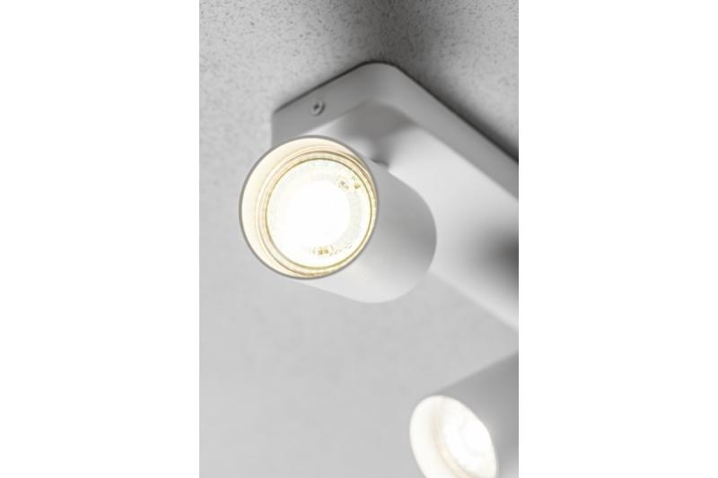 Decor Luminaire de plafond SANTO BIS en aluminium IP20 max. 20W*2 double rond blanc. 1208964000