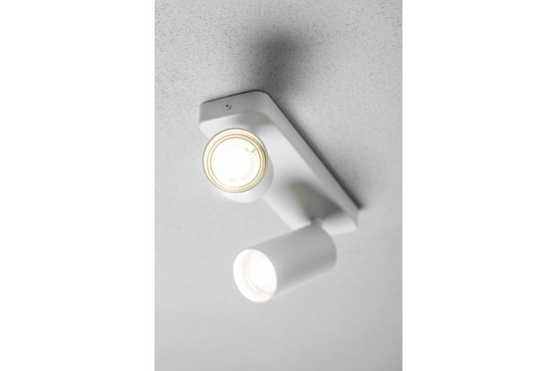 Decor Luminaire de plafond SANTO BIS en aluminium IP20 max. 20W*2 double rond blanc. 1208964000