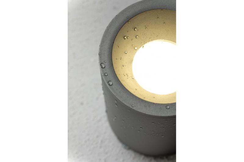 Decor Lampe de plafond SENSA AQUA en aluminium 85x115 IP54 max 50W gris circulaire. 1208964008