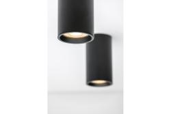Decor Lampe encastrée SENSA MINI en aluminium 64x115 IP20 max 50W boîtier rond noir 1208964013