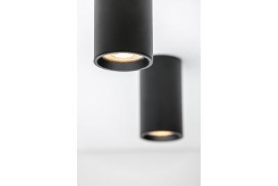 Decor Lampe encastrée SENSA MINI en aluminium 64x115 IP20 max 50W boîtier rond noir 1208964013