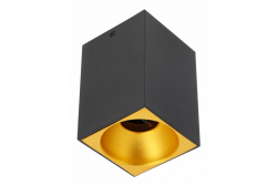 Decor Luminaire de plafond TENSA alum. 90x90x140 IP20 GU10 carré noir 1208964020