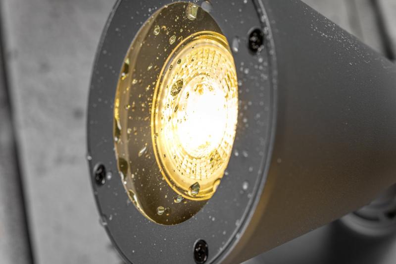 Decor Luminaire de jardin LUSTINO-D GU10 MAX.20W IP44 AC220-240V 50-60Hz applique murale basse en graphite. 1208964032