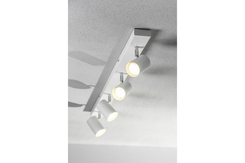 Decor Luminaire de plafond VENETO IP20 max. 20W 4 x GU10 rond blanc. 1208964041