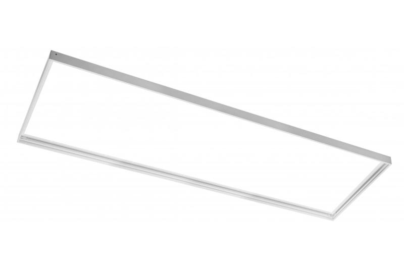 CADRE POUR PANNEAU LED À MONTAGE EN SURFACE 30 x 120 cm (KING), blanc 1208965294