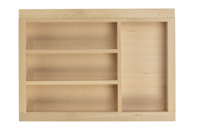 Décor Cutle Compartiments à Couverts Réglable Insert pour Armoires de 400-600mm Couleur Hêtre 1208966289