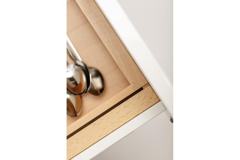 Décor Cutle Compartiments à Couverts Réglable Insert pour Armoires de 400-600mm Couleur Hêtre 1208966289