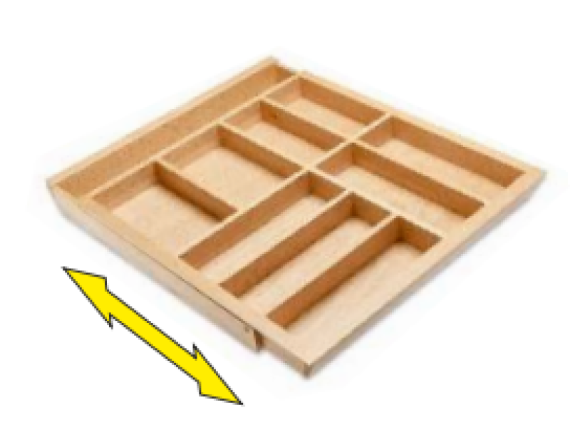 Décor Cutle Range-couverts Cuisine Organisateur de Couverts Réglable 1208966292