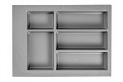 Décor Cutle Compartiments à Couverts pour Tiroir de Cuisine 400 Anthracite 1208966374